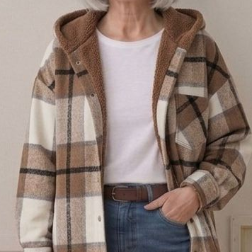 Piper™ | Hooded Flannel Shacket — Final Edit