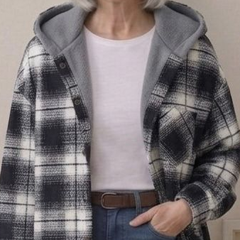 Piper™ | Hooded Flannel Shacket — Final Edit