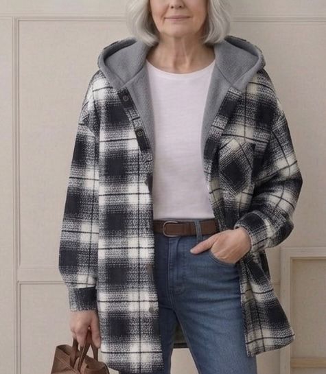 Piper™ | Hooded Flannel Shacket — Final Edit