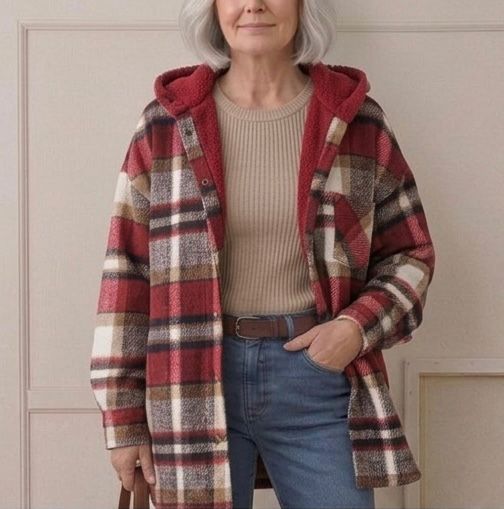 Piper™ | Hooded Flannel Shacket — Final Edit
