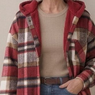 Piper™ | Hooded Flannel Shacket — Final Edit
