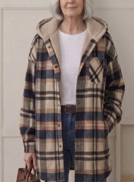 Piper™ | Hooded Flannel Shacket — Final Edit