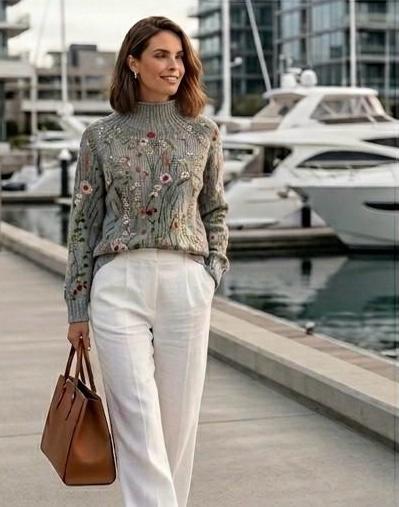 Maurine™ | Vintage Floral Knit Jumper — Final Edit