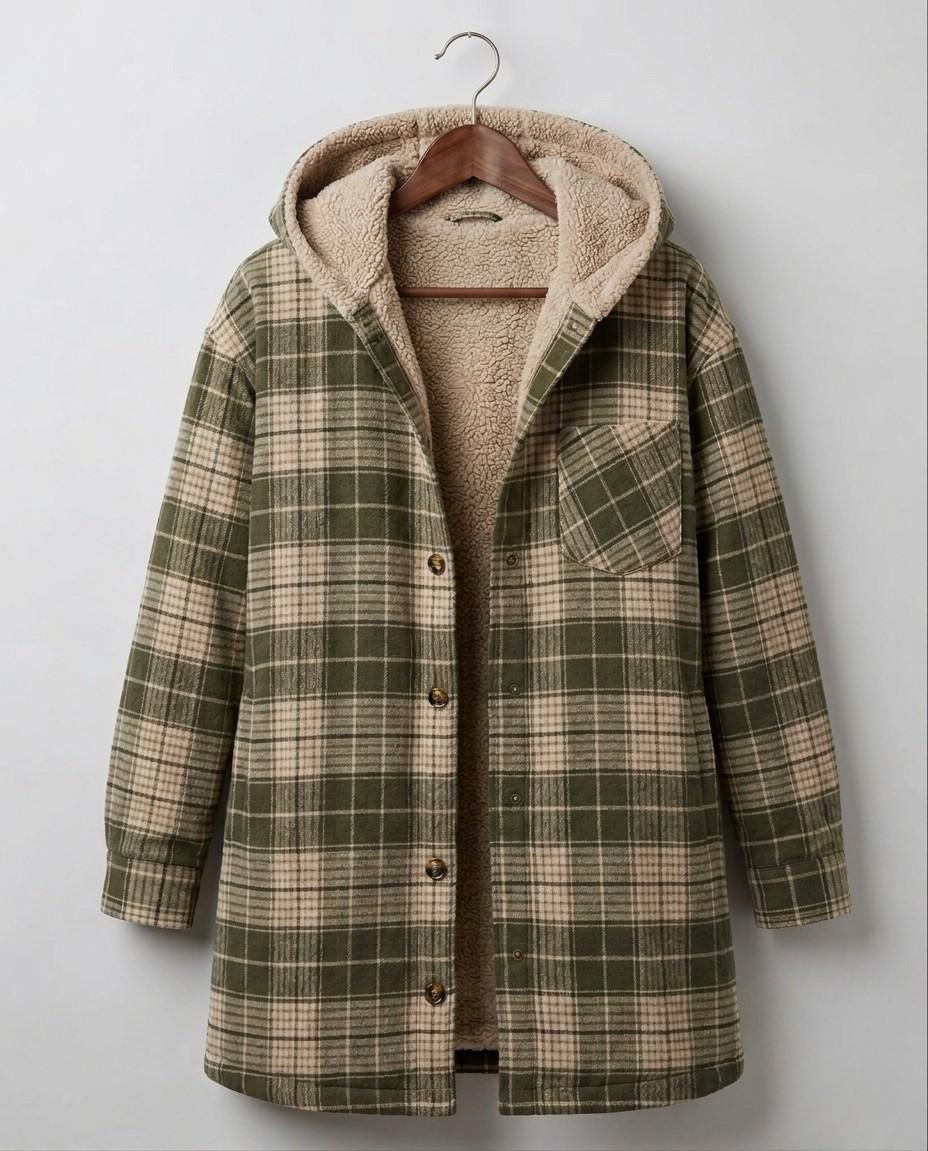 Piper™ | Hooded Flannel Shacket — Final Edit