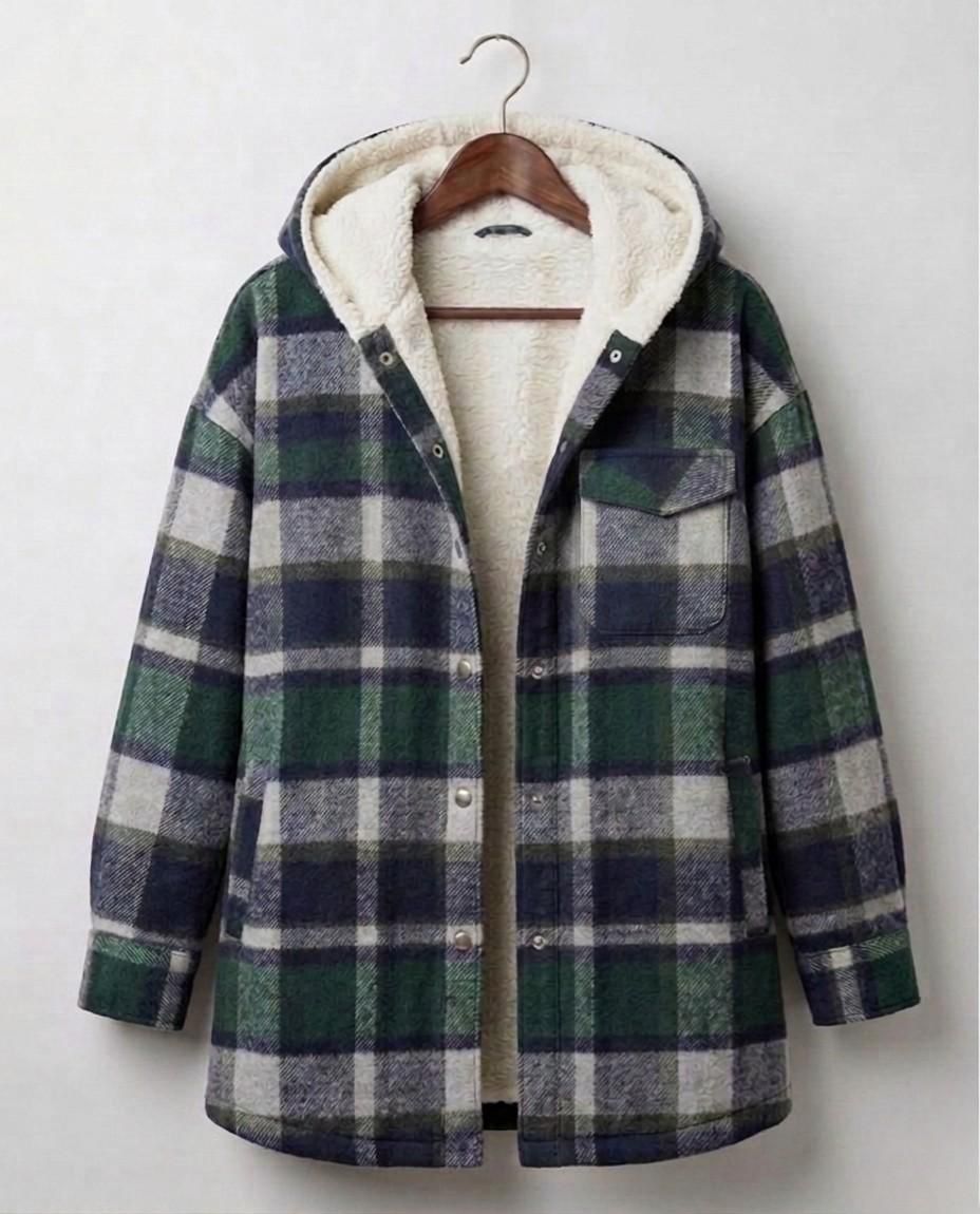 Piper™ | Hooded Flannel Shacket — Final Edit