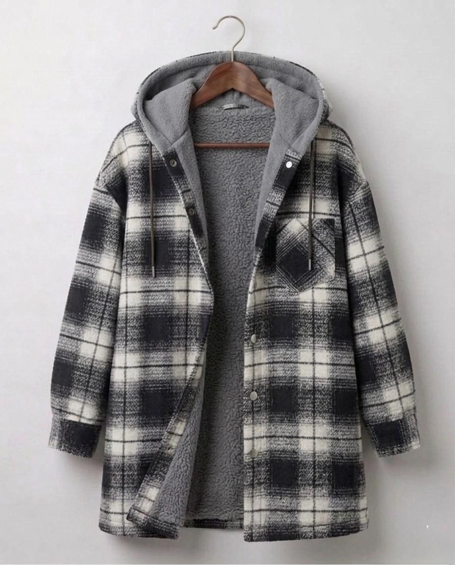 Piper™ | Hooded Flannel Shacket — Final Edit