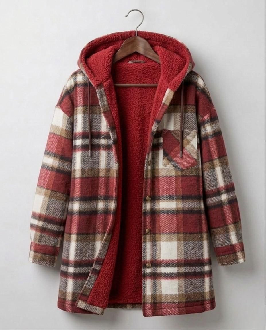 Piper™ | Hooded Flannel Shacket — Final Edit