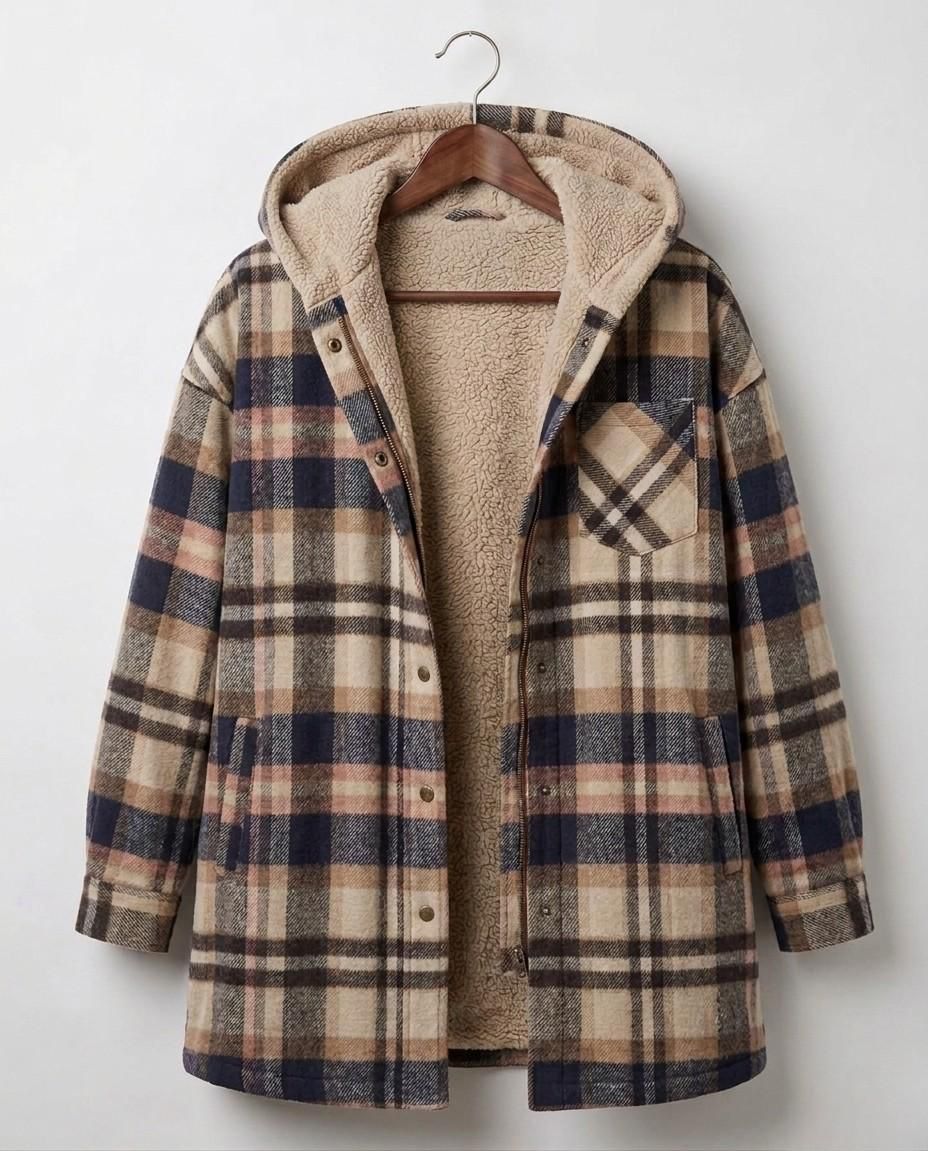 Piper™ | Hooded Flannel Shacket — Final Edit