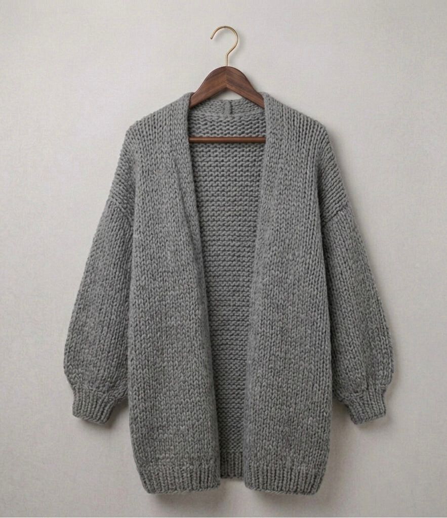 The Oversized Cardie™ | Relaxed Knit Cardigan — Final Edit
