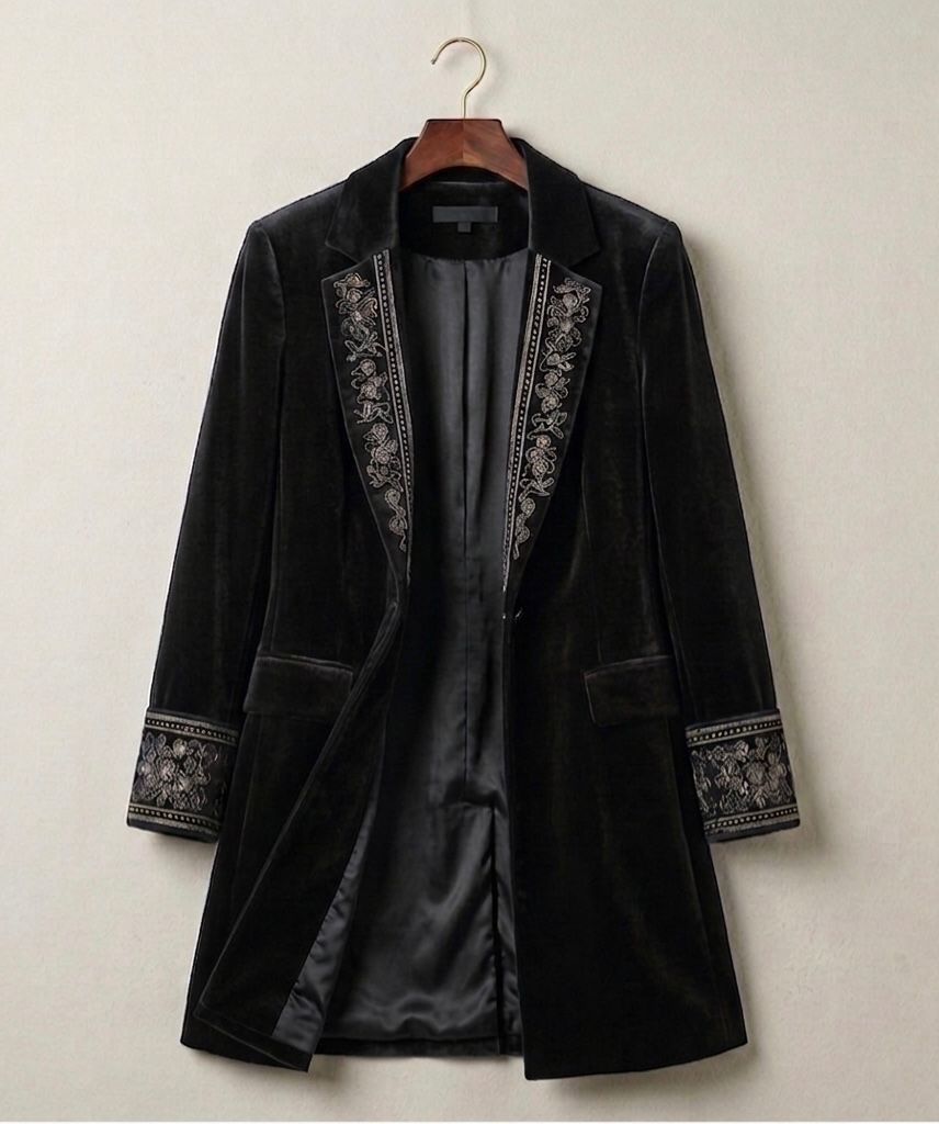 Elise™ | Velvet Statement Blazer — Final Edit