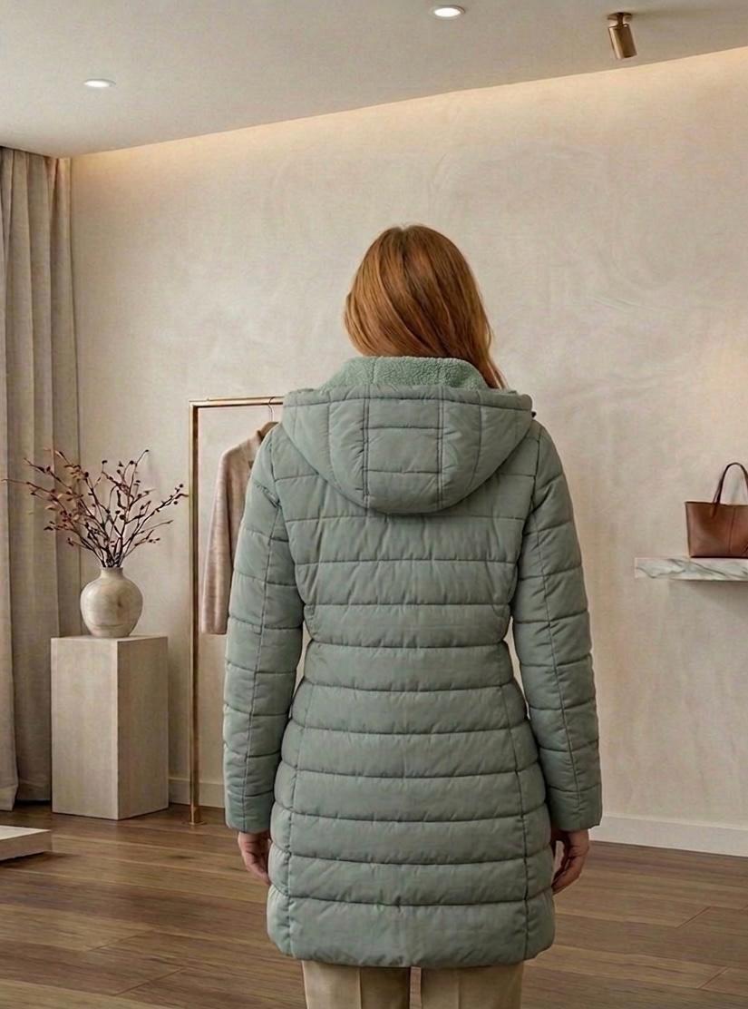 Olivia™ | Quilted A-Line Winter Coat — Final Edit