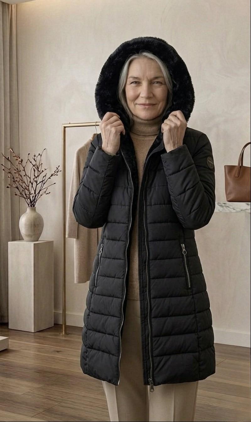 Olivia™ | Quilted A-Line Winter Coat — Final Edit