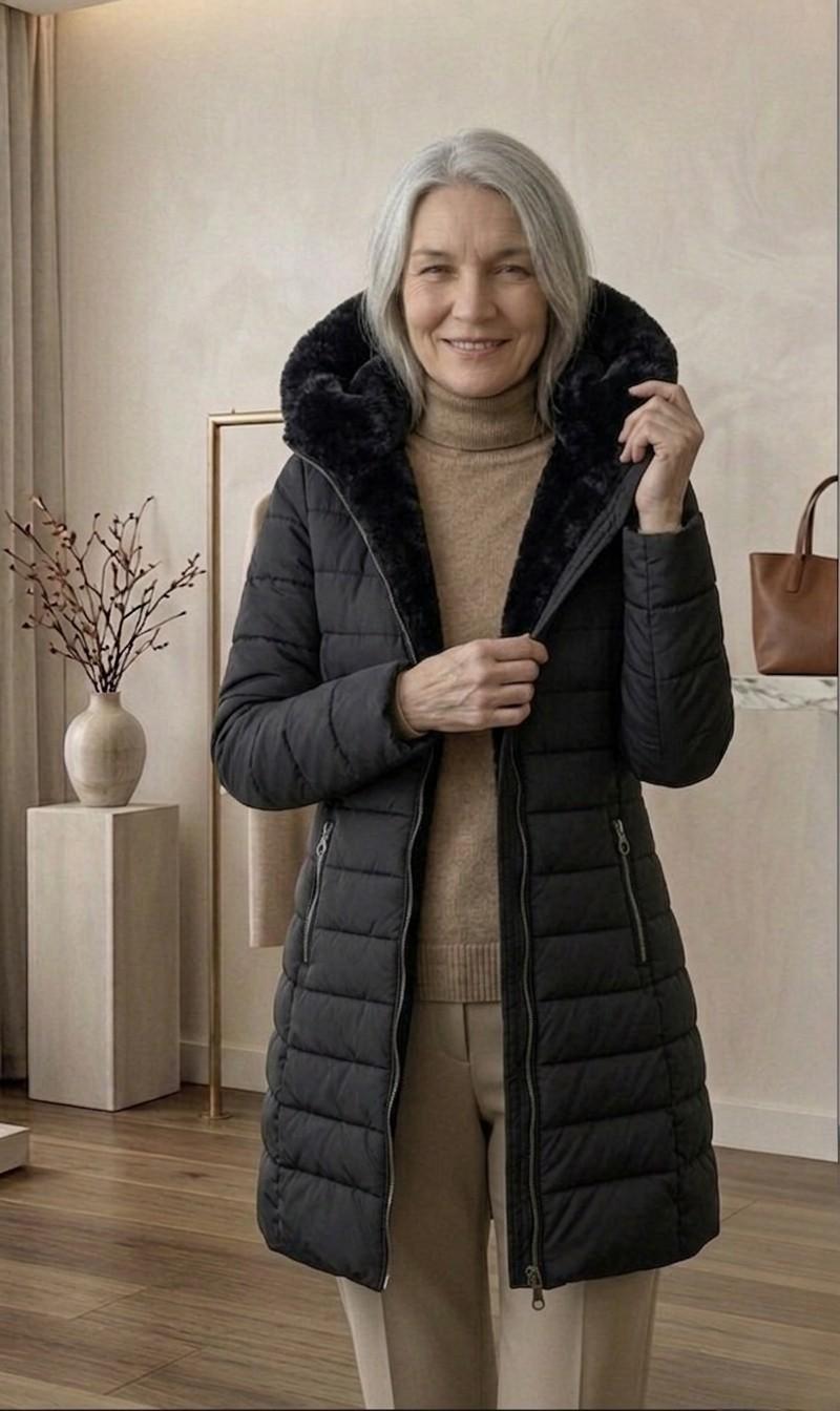 Olivia™ | Quilted A-Line Winter Coat — Final Edit