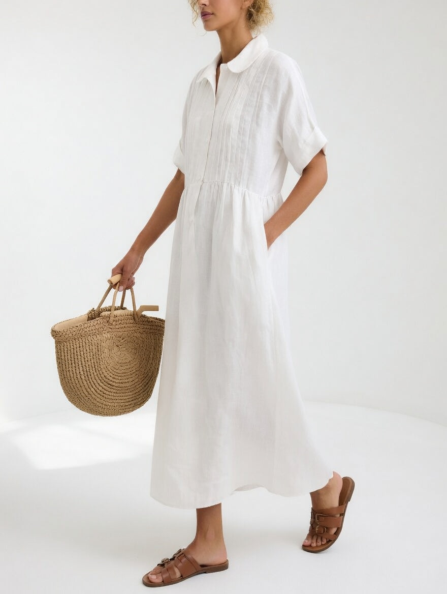 Lysandra™ — Effortless Summer Shirt Dress