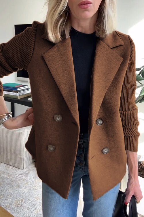 Kristiana™ Elegant Knitted Blazer