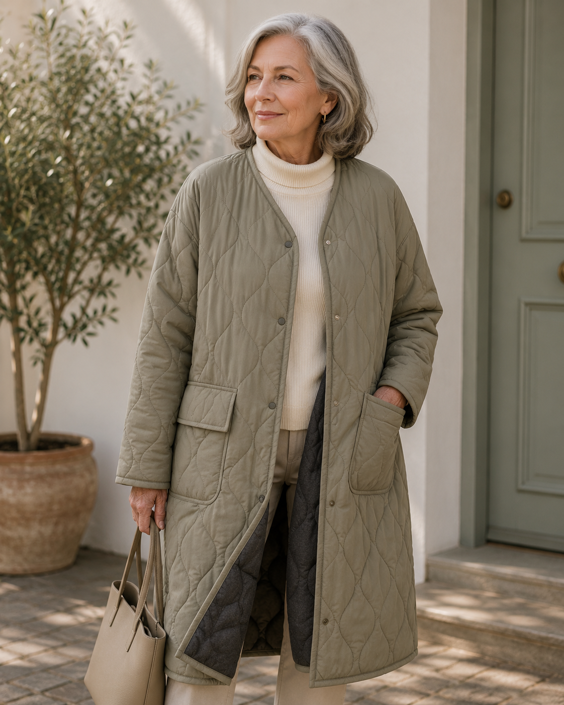 Evelyn™ | Timeless Quilted Coat