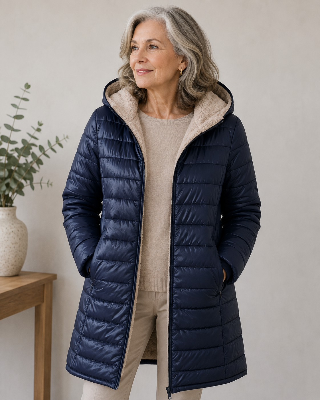 Margaret™ | Cozy Sherpa-Lined Winter Coat