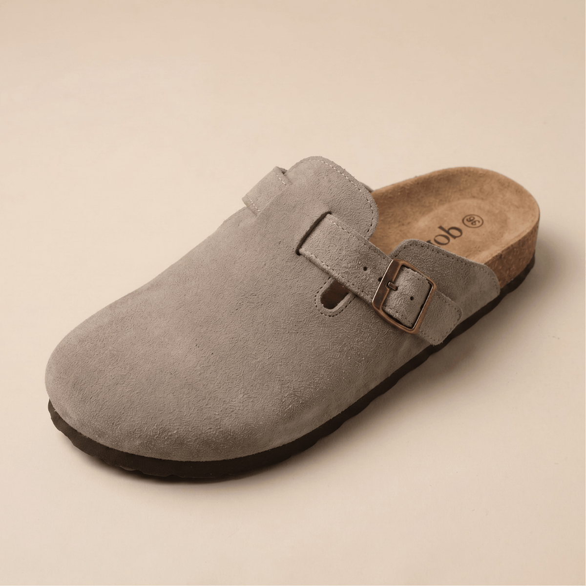 Genuine Suede Clogs by Qomfort