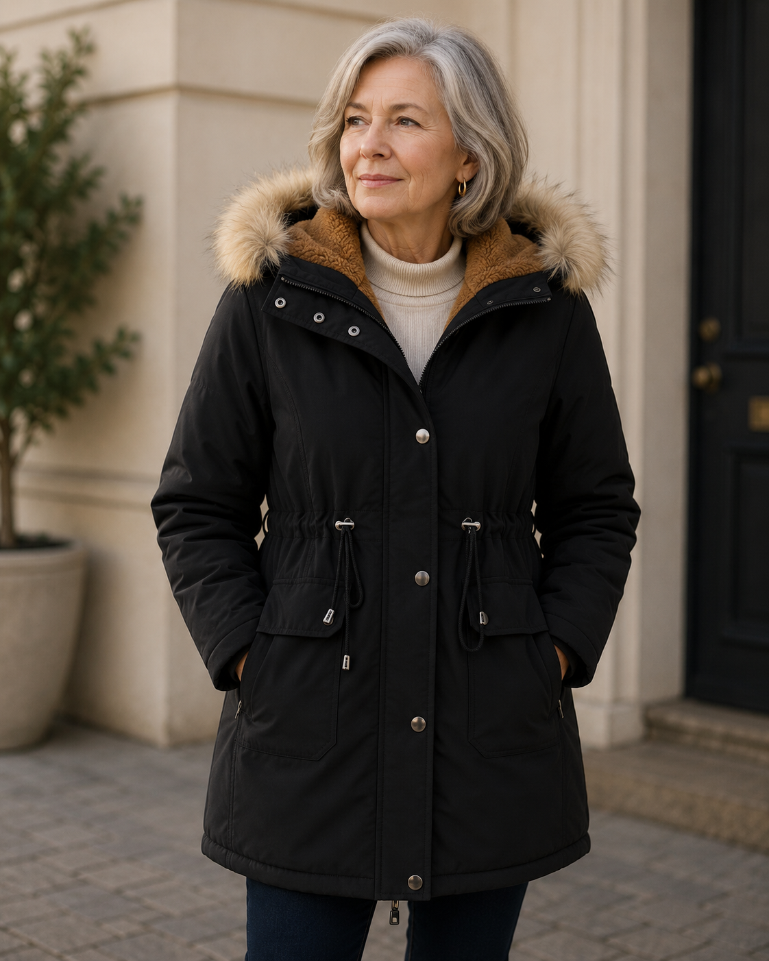 Margaret™ | Warm & Cosy Fur-Trimmed Parka